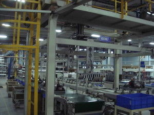 Electronic Aging Tv Assembly Line , Television Production Equipment