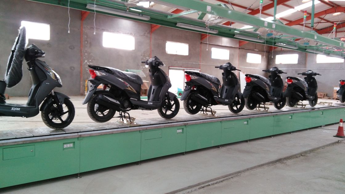 High Efficiency Motorbike / Motorcycle Assembly Line Production System