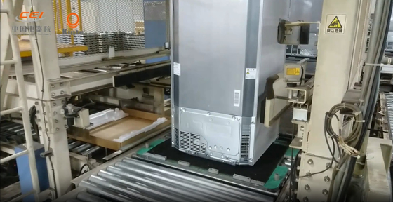 Efficient Pallet Handling Streamlining Placement And Return Automated Assembly Line For Optimal Workflow