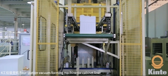 Refrigerator Manufacturing Assembly Line—4-Station Vacuum Forming Equipment