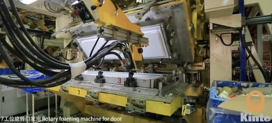 Household Appliance Refrigerator Production equipment ——7-Station Rotary Door Panel Foaming Line