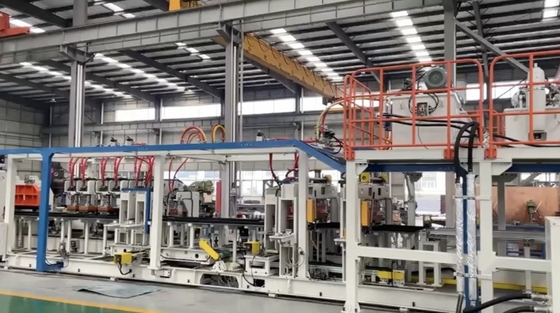 Freezer back-plate forming line